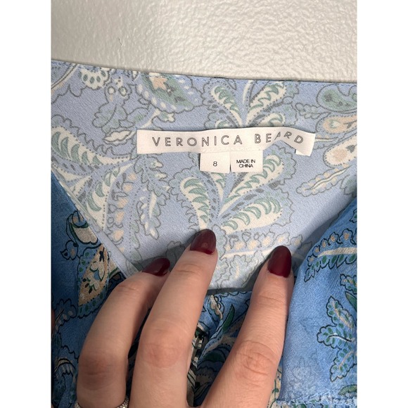 Veronica Beard Blue Asymmetrical Dress - Picture 6 of 10